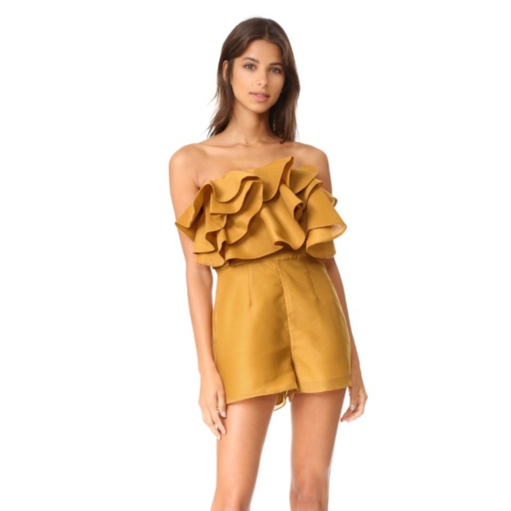Keepsake the Label Lost Lover Playsuit Amber NWT - Picture 2 of 11